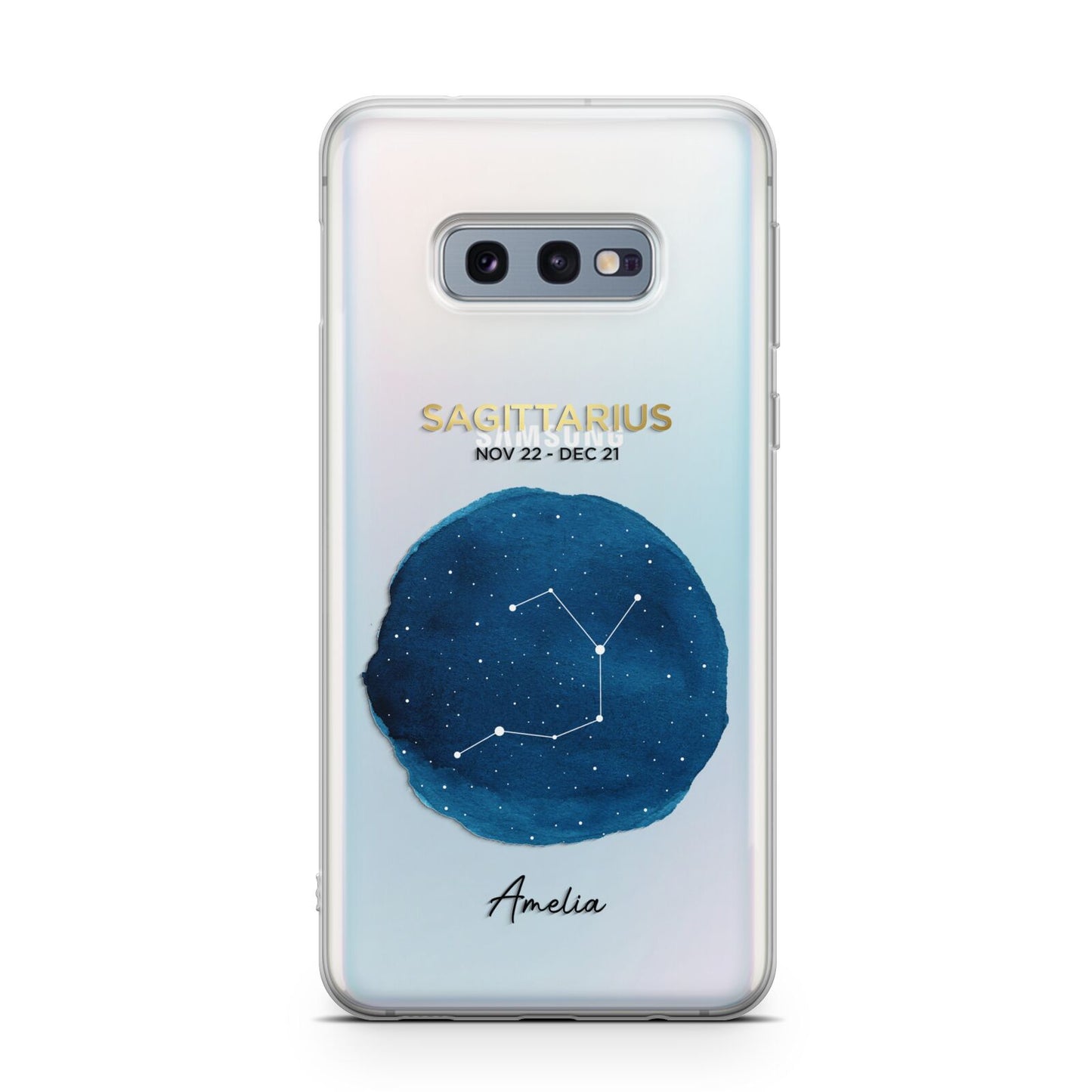 Personalised Star Sign Samsung Galaxy S10E Case