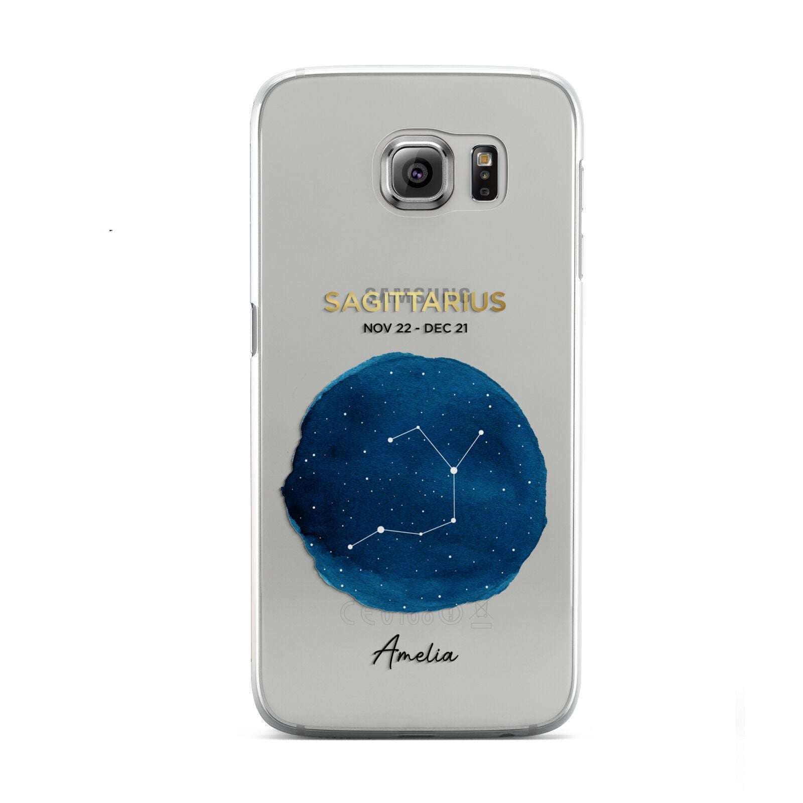 Personalised Star Sign Samsung Galaxy S6 Case