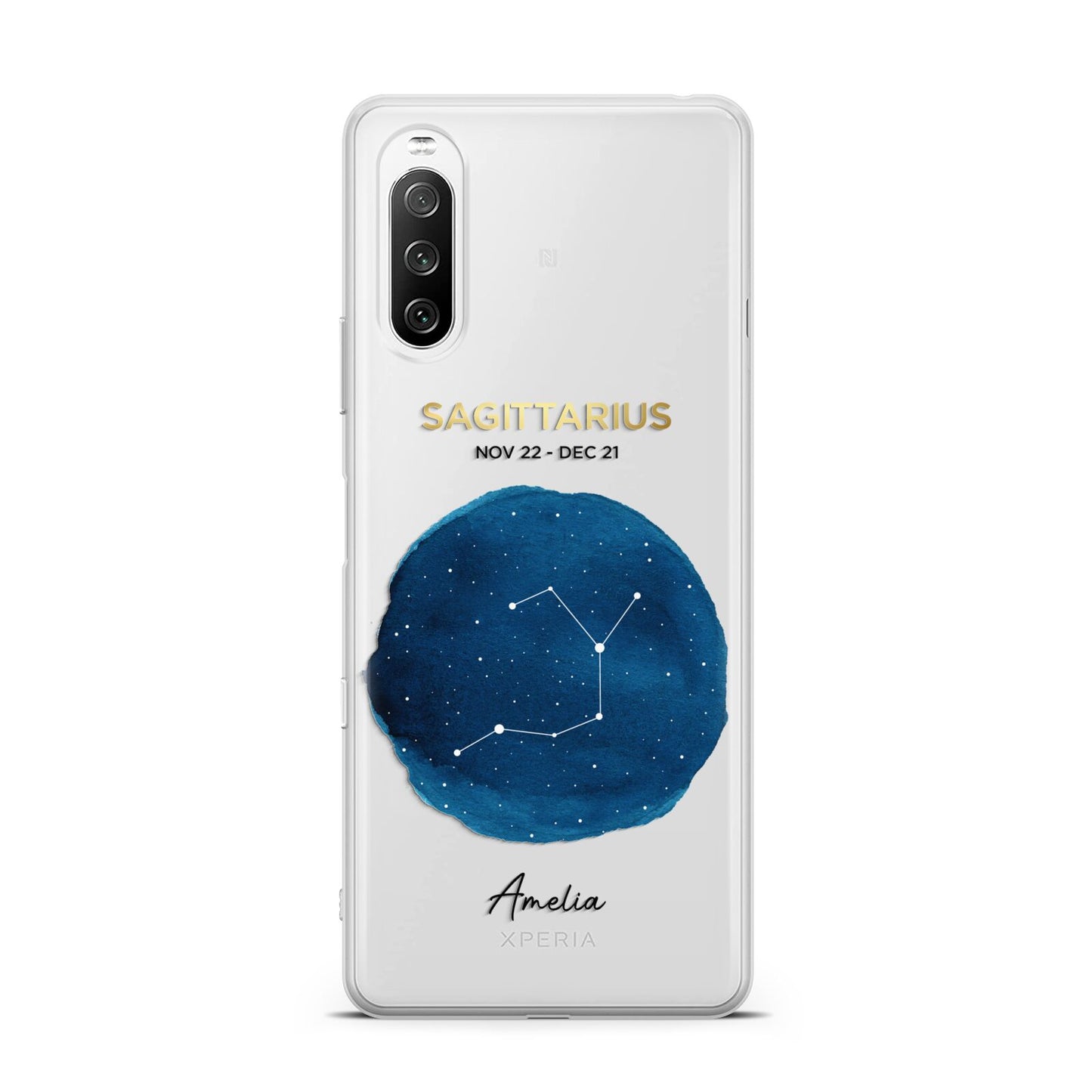 Personalised Star Sign Sony Xperia 10 III Case