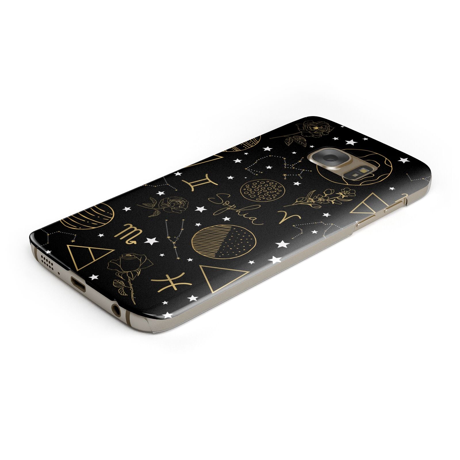 Personalised Stargazer Protective Samsung Galaxy Case Angled Image