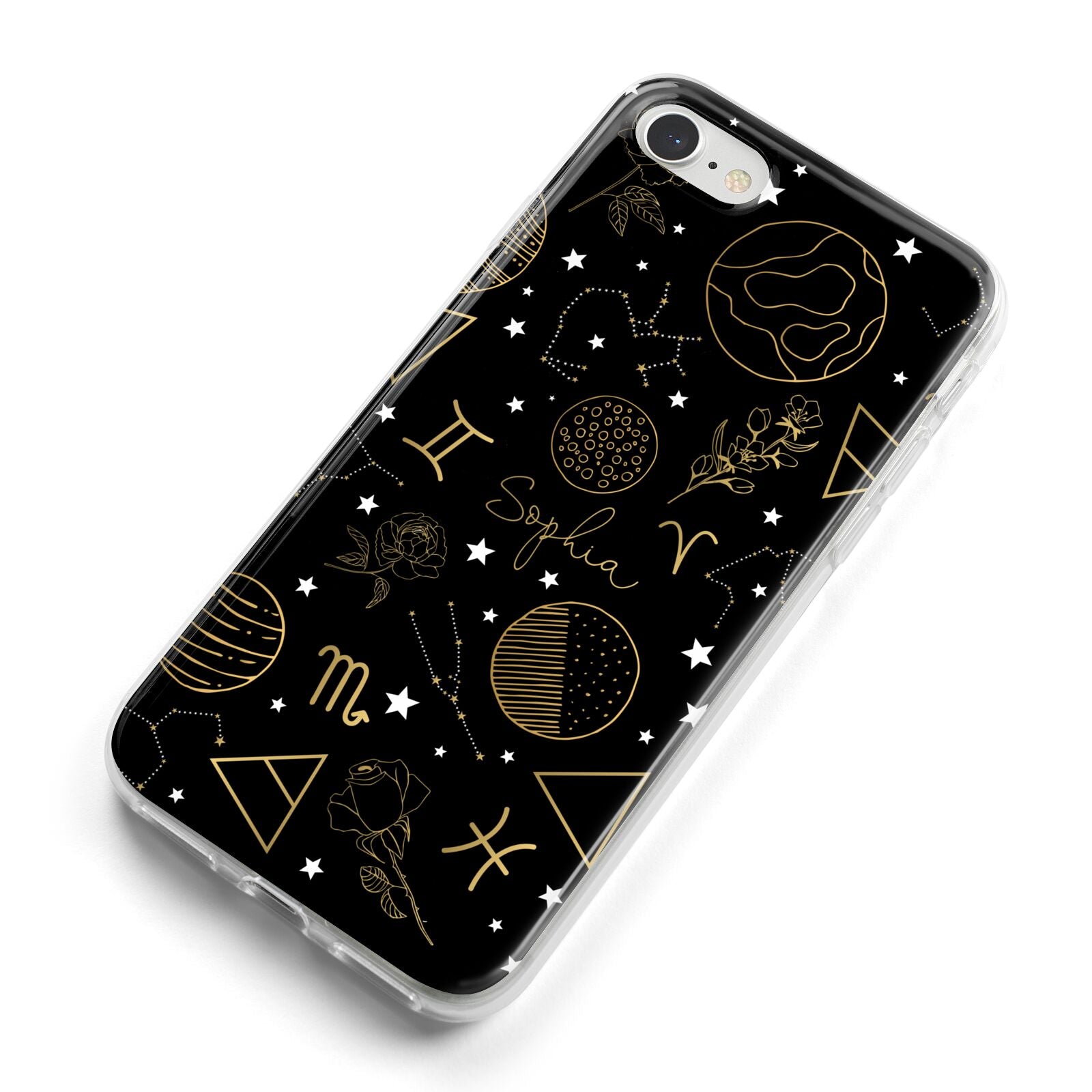 Personalised Stargazer iPhone 8 Bumper Case on Silver iPhone Alternative Image