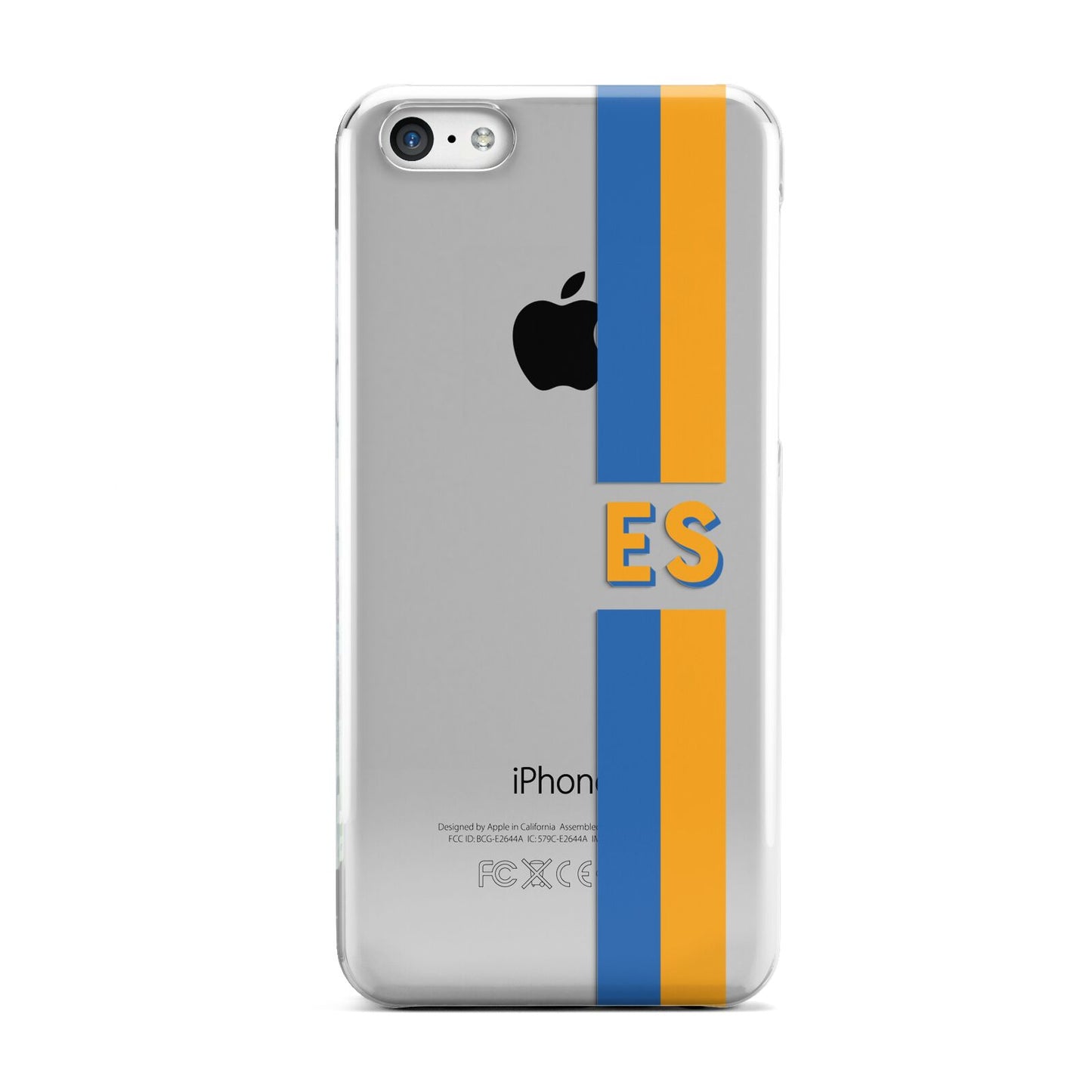 Personalised Striped Apple iPhone 5c Case