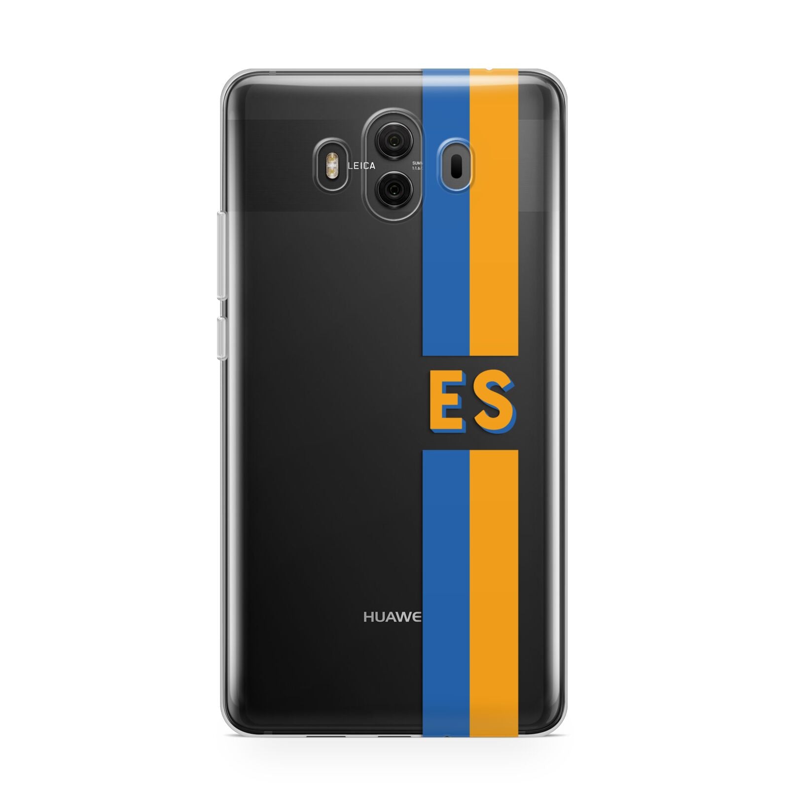 Personalised Striped Huawei Mate 10 Protective Phone Case