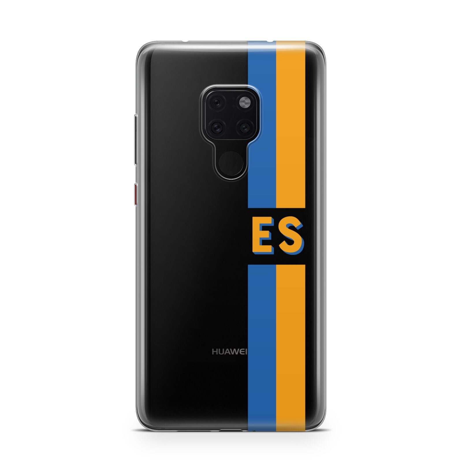 Personalised Striped Huawei Mate 20 Phone Case