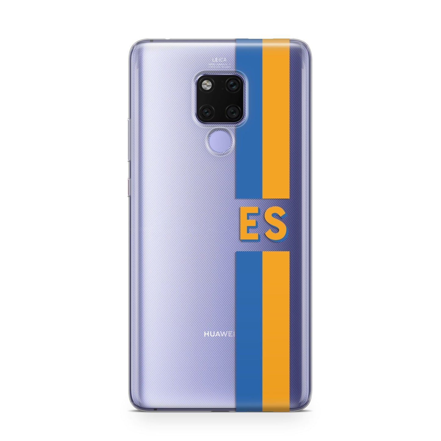 Personalised Striped Huawei Mate 20X Phone Case