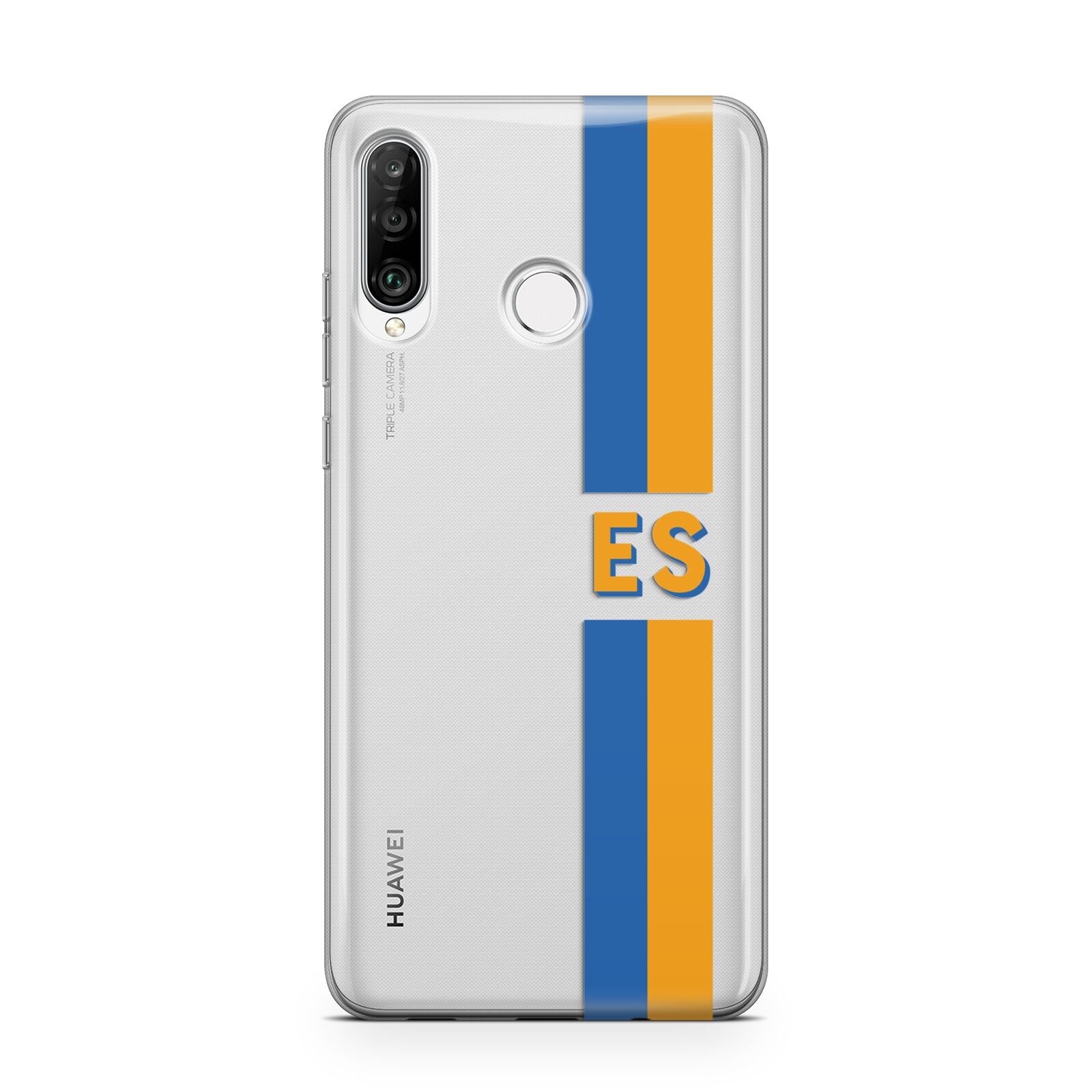 Personalised Striped Huawei P30 Lite Phone Case