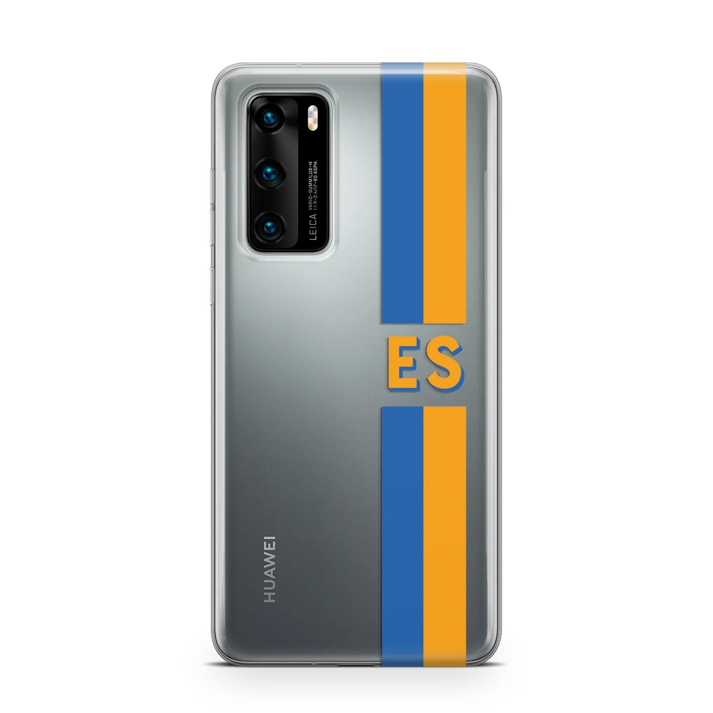 Personalised Striped Huawei P40 Phone Case