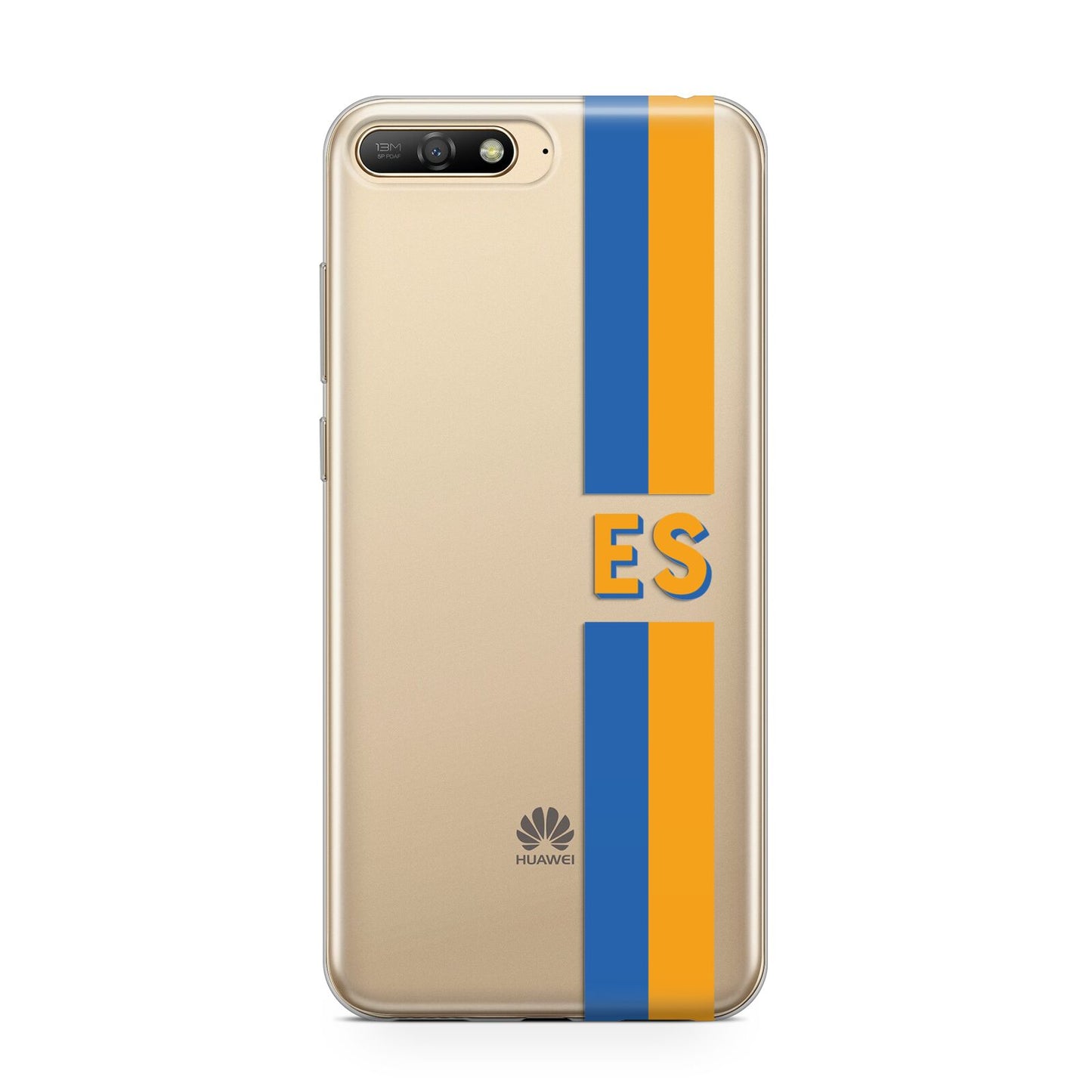 Personalised Striped Huawei Y6 2018