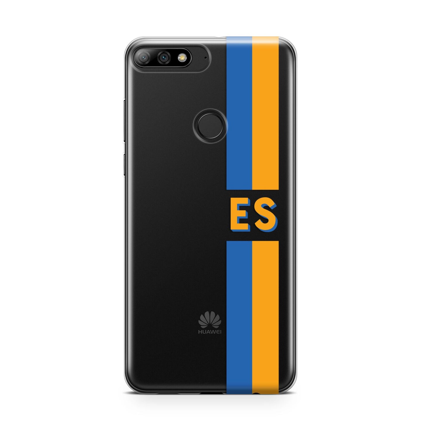 Personalised Striped Huawei Y7 2018