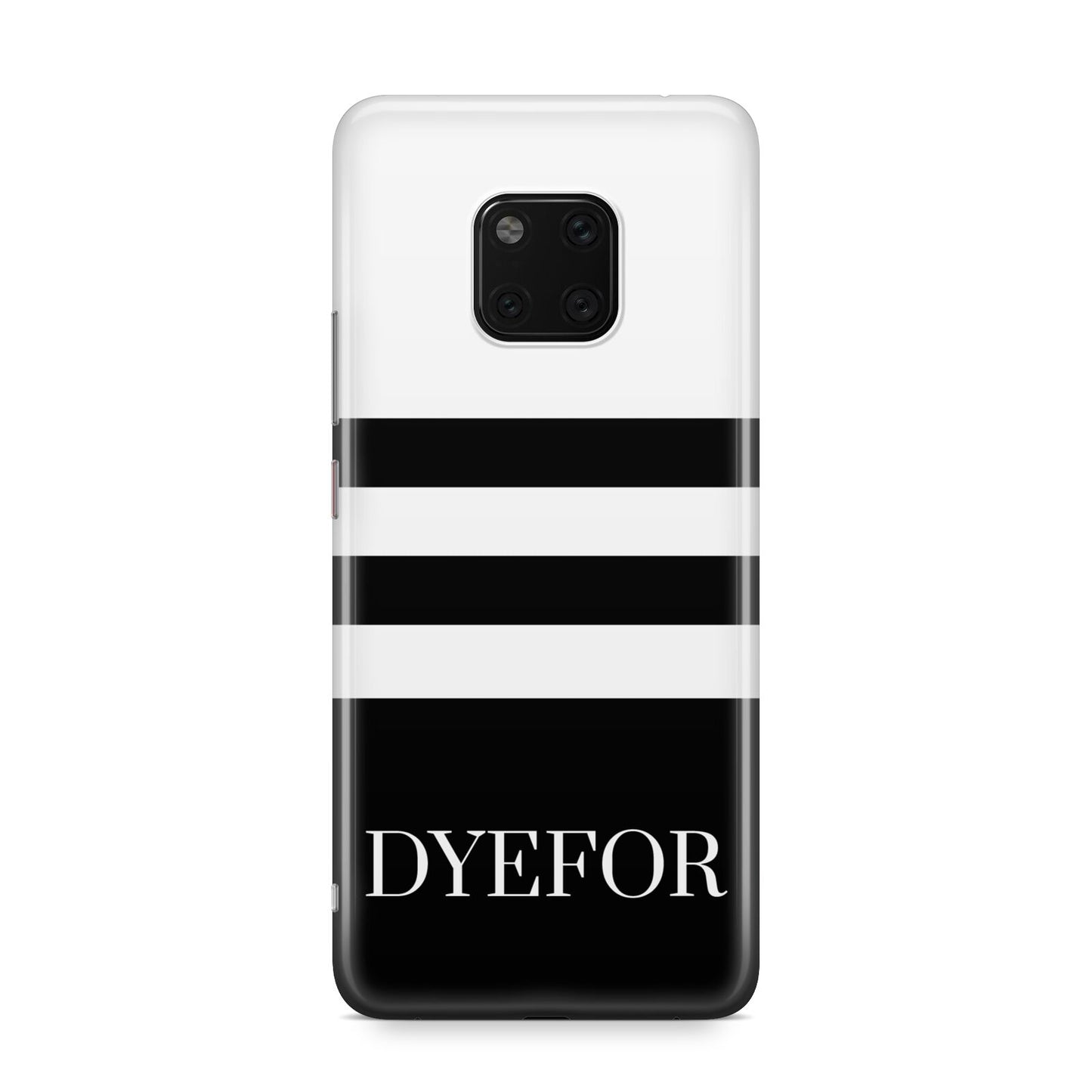 Personalised Striped Name Huawei Mate 20 Pro Phone Case