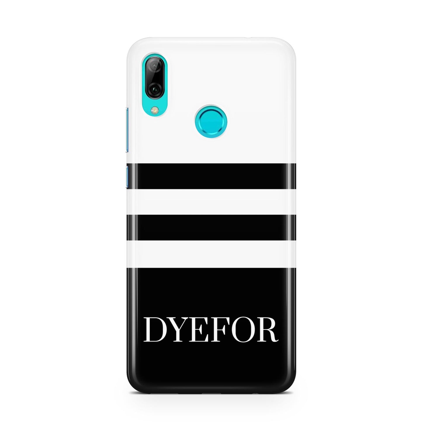 Personalised Striped Name Huawei P Smart 2019 Case