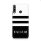 Personalised Striped Name Huawei P40 Lite E Phone Case