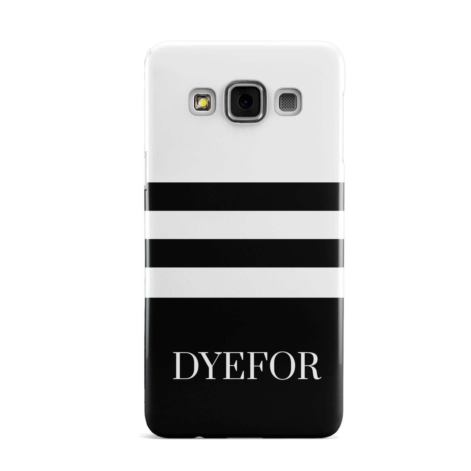 Personalised Striped Name Samsung Galaxy A3 Case