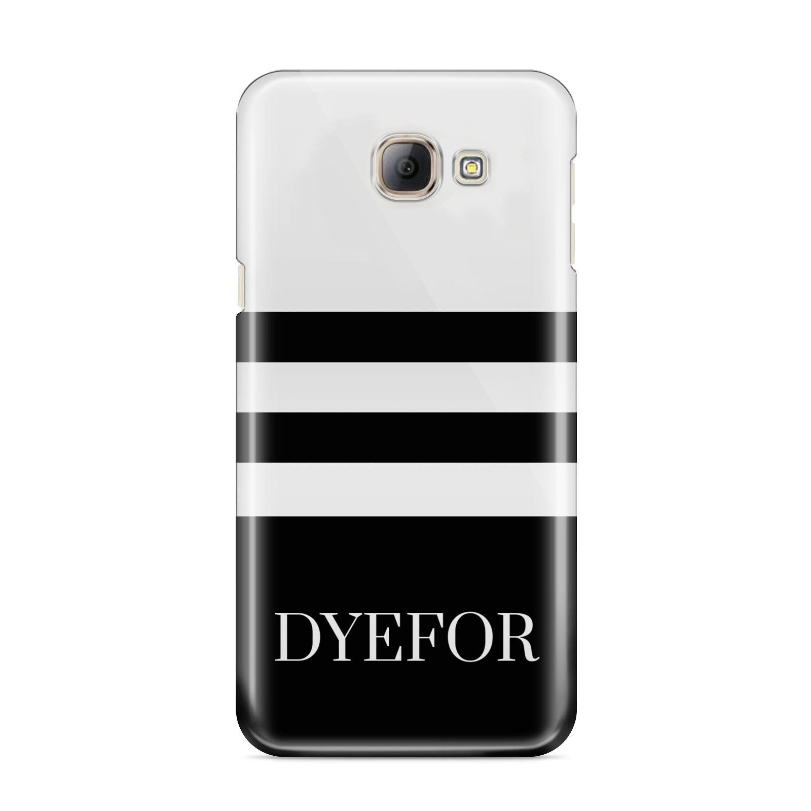 Personalised Striped Name Samsung Galaxy A8 2016 Case