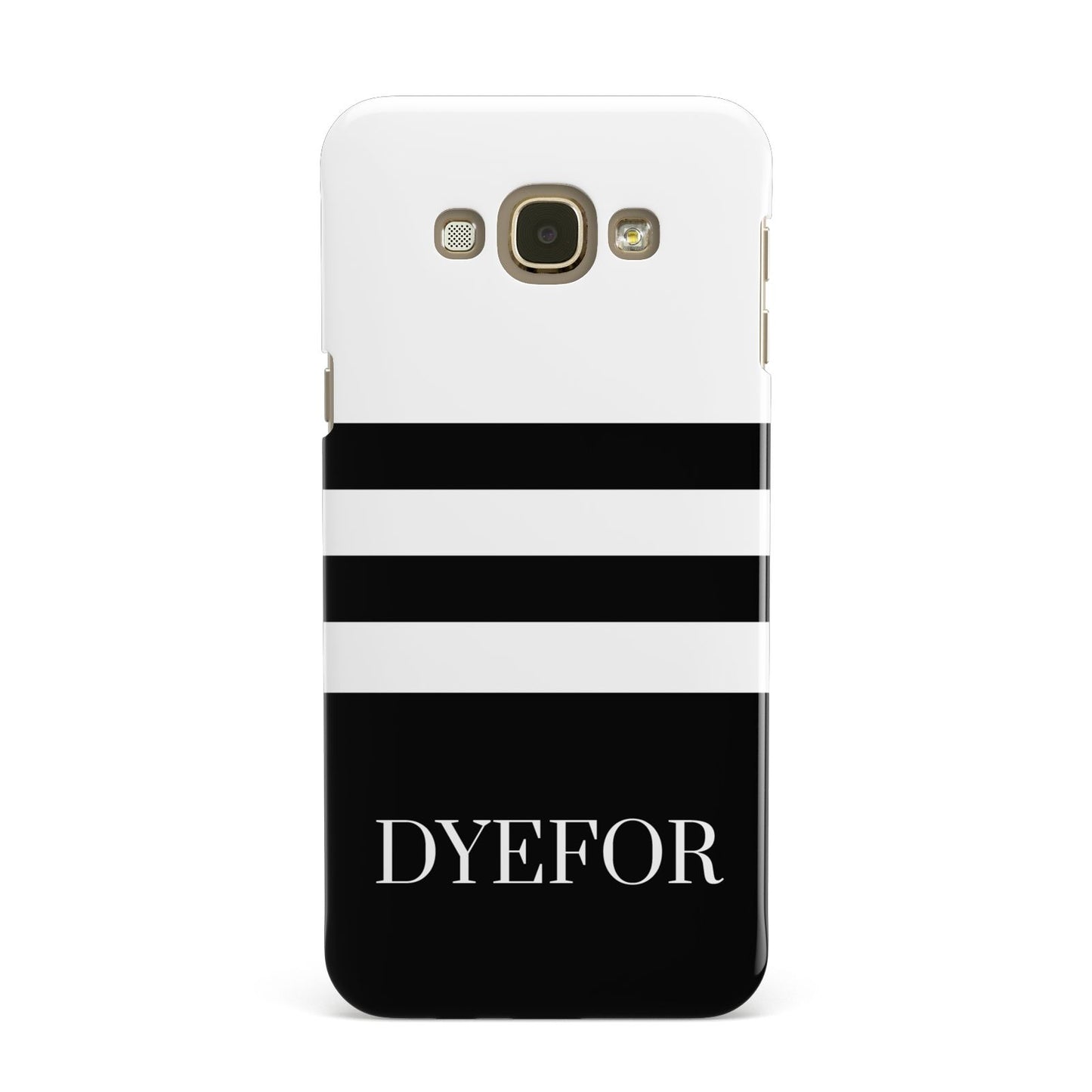 Personalised Striped Name Samsung Galaxy A8 Case