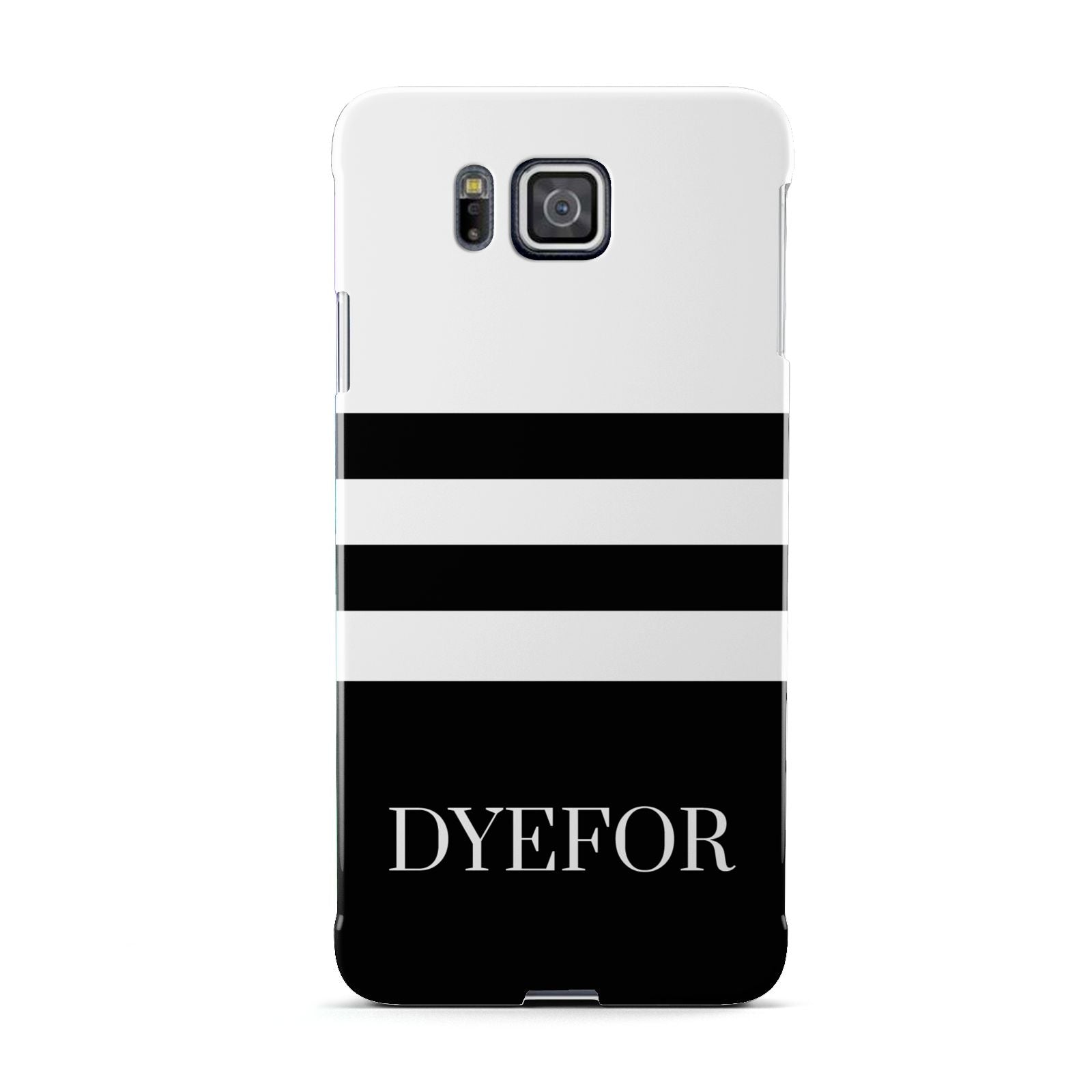 Personalised Striped Name Samsung Galaxy Alpha Case