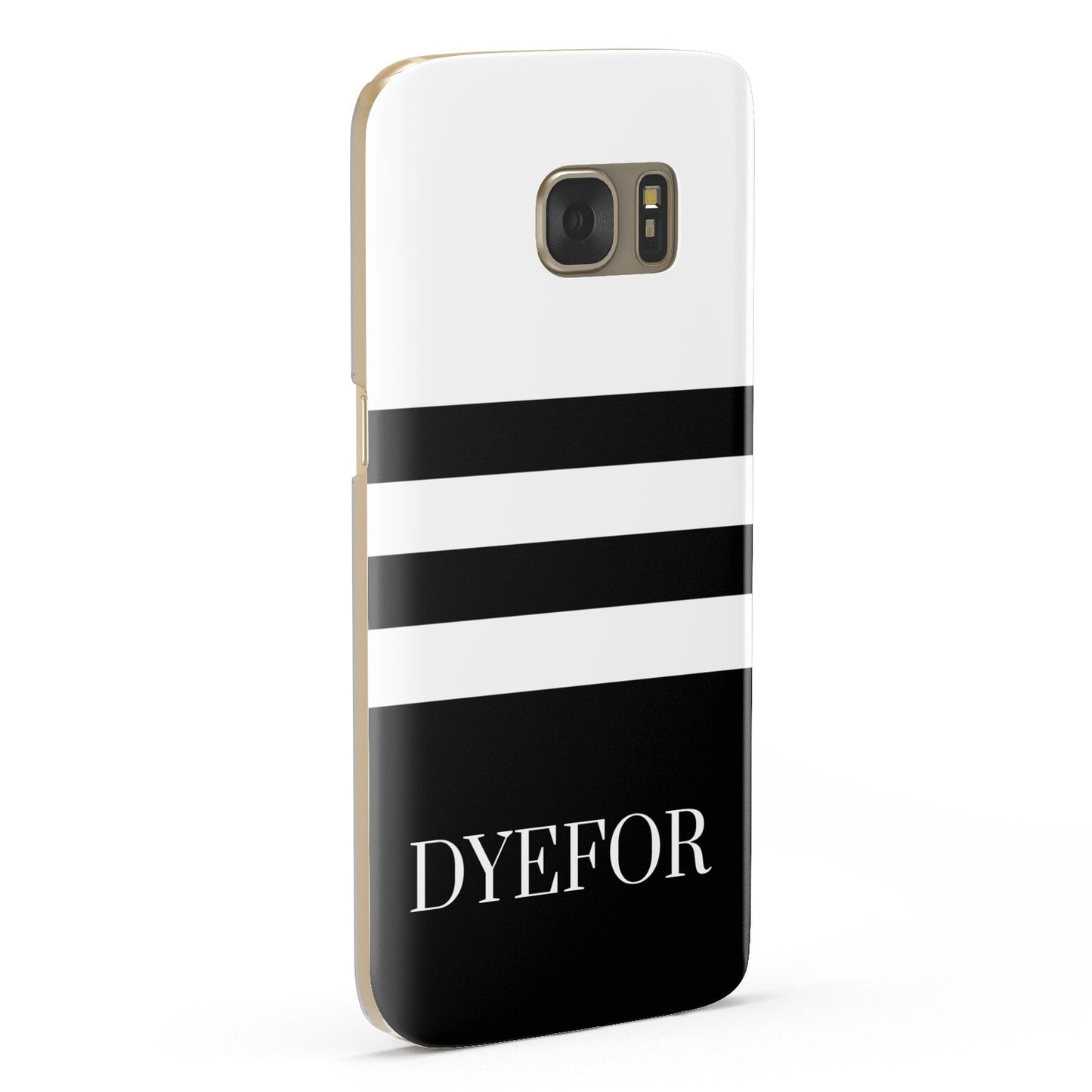 Personalised Striped Name Samsung Galaxy Case Fourty Five Degrees