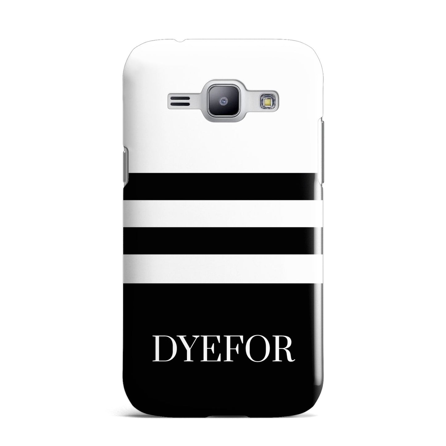 Personalised Striped Name Samsung Galaxy J1 2015 Case