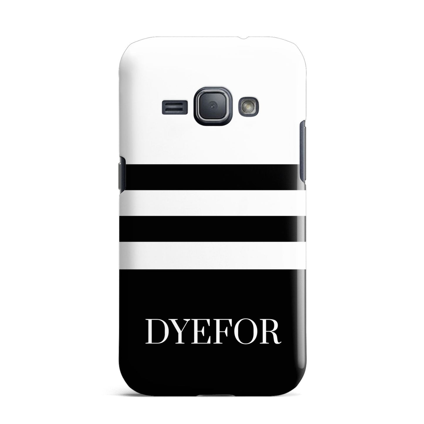 Personalised Striped Name Samsung Galaxy J1 2016 Case