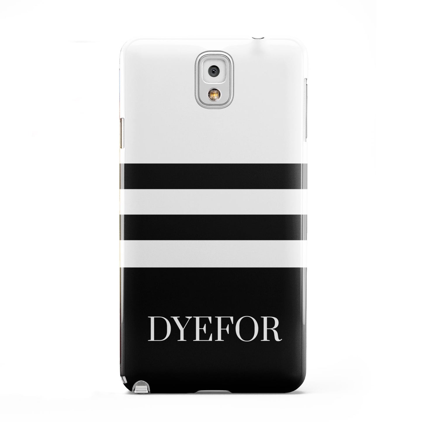 Personalised Striped Name Samsung Galaxy Note 3 Case