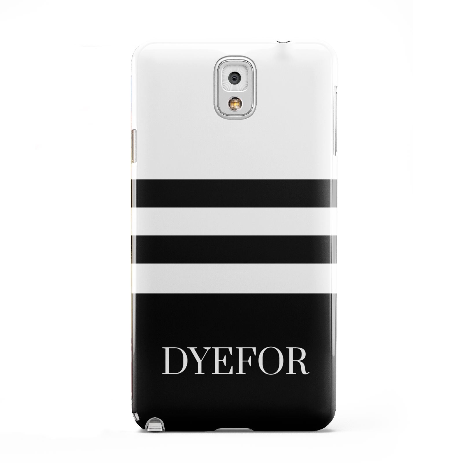 Personalised Striped Name Samsung Galaxy Note 3 Case