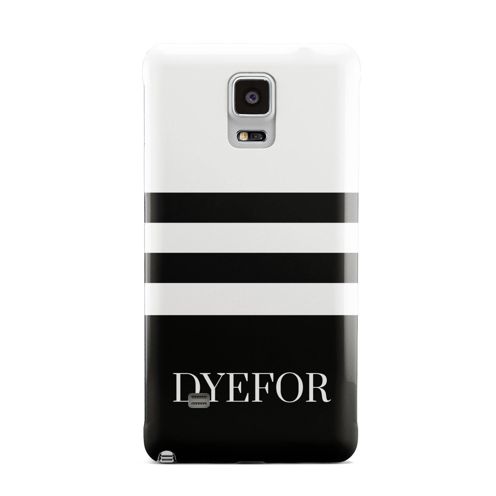 Personalised Striped Name Samsung Galaxy Note 4 Case