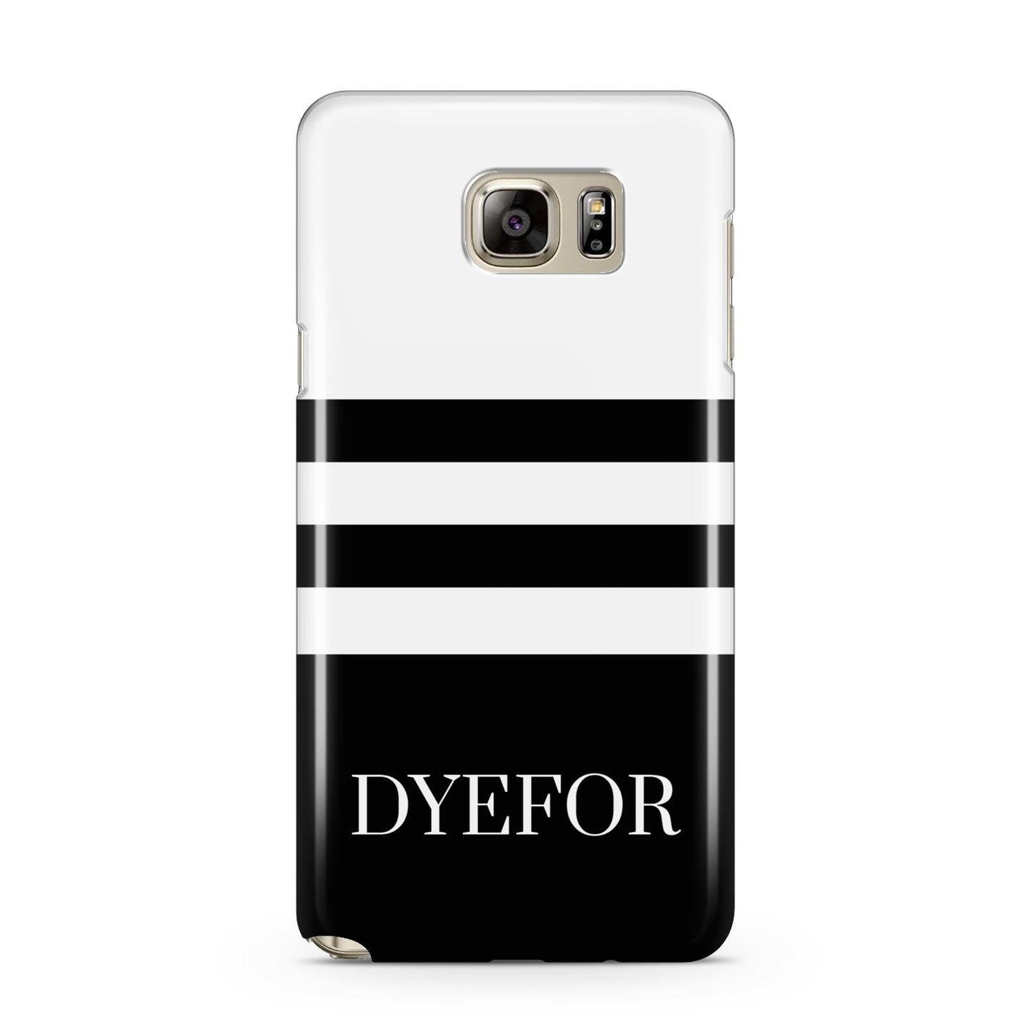 Personalised Striped Name Samsung Galaxy Note 5 Case