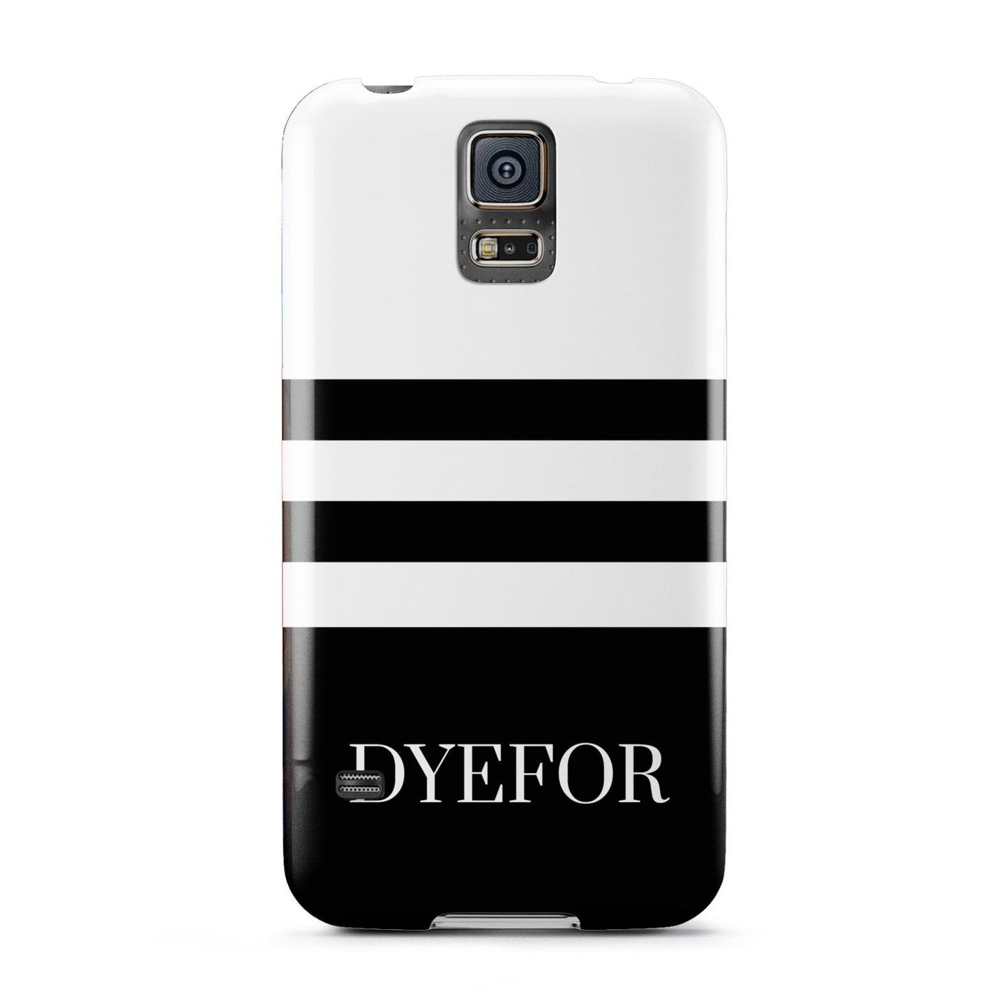 Personalised Striped Name Samsung Galaxy S5 Case