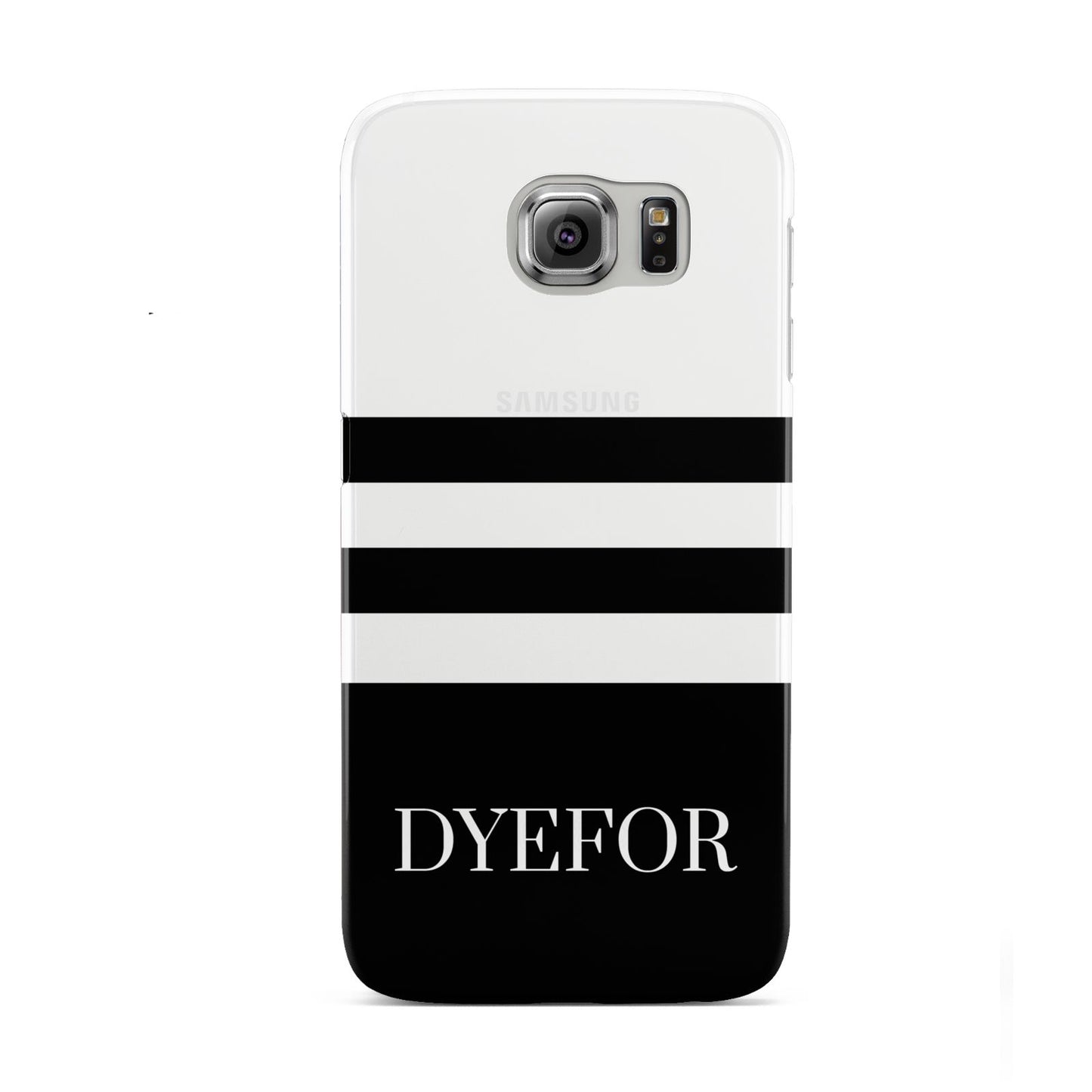 Personalised Striped Name Samsung Galaxy S6 Case