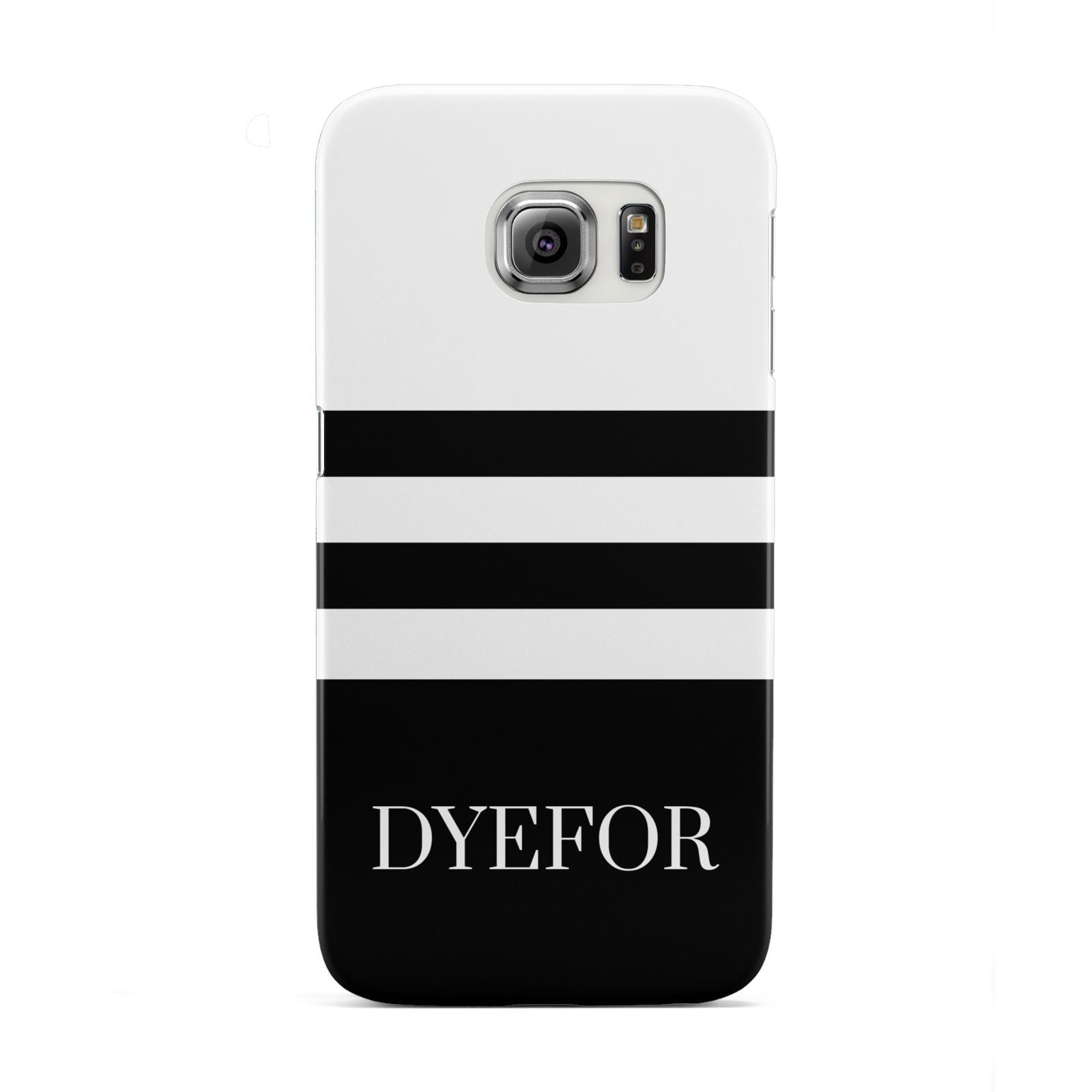 Personalised Striped Name Samsung Galaxy S6 Edge Case