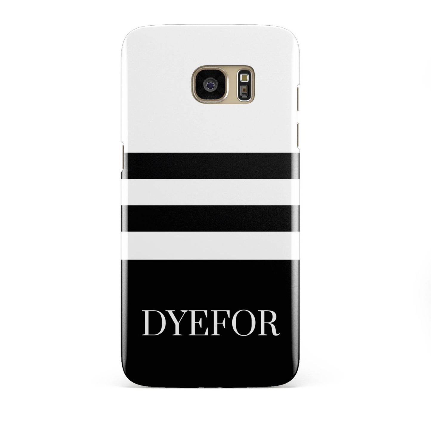 Personalised Striped Name Samsung Galaxy S7 Edge Case