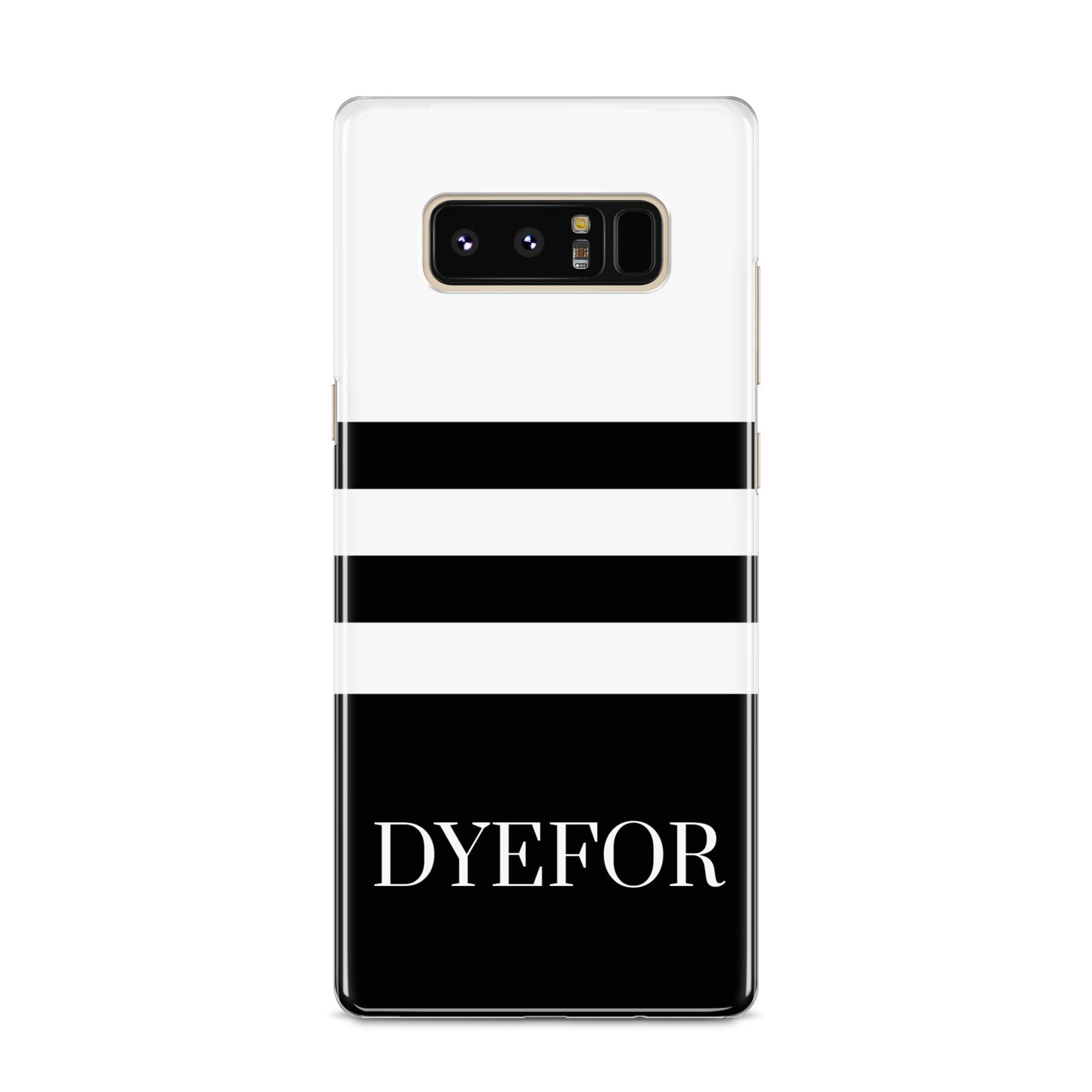 Personalised Striped Name Samsung Galaxy S8 Case