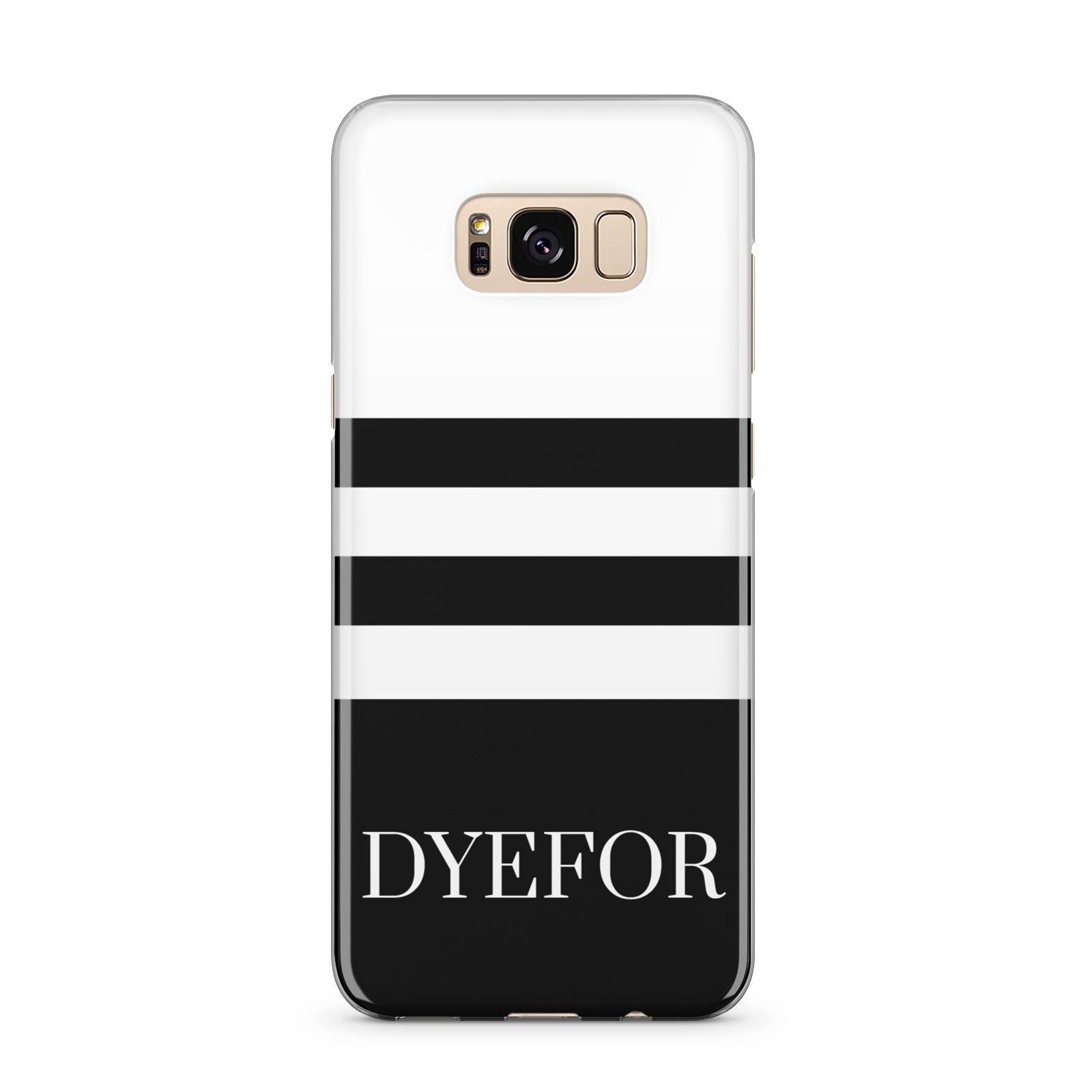 Personalised Striped Name Samsung Galaxy S8 Plus Case