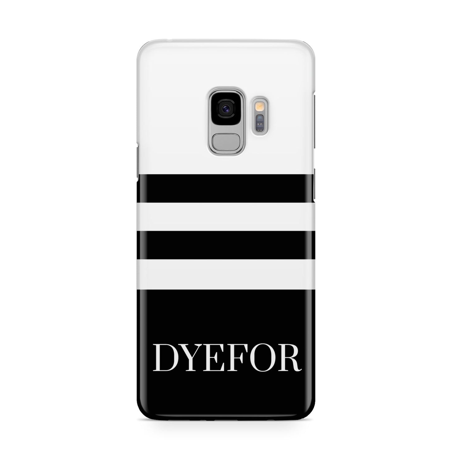 Personalised Striped Name Samsung Galaxy S9 Case