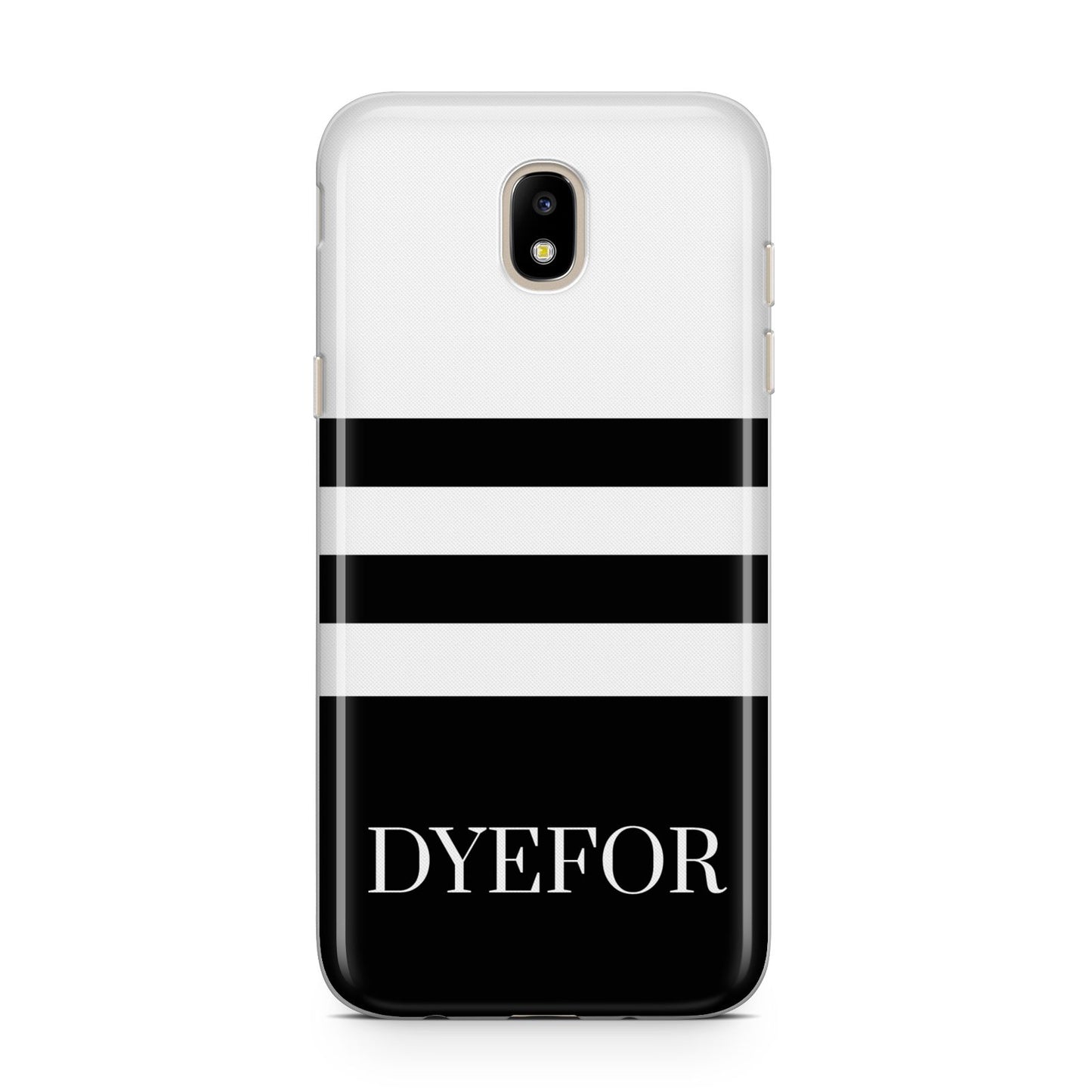 Personalised Striped Name Samsung J5 2017 Case