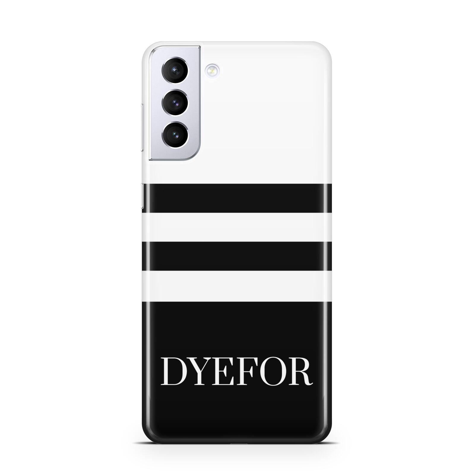 Personalised Striped Name Samsung S21 Plus Case