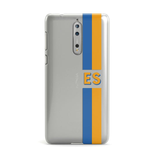 Personalised Striped Nokia Case