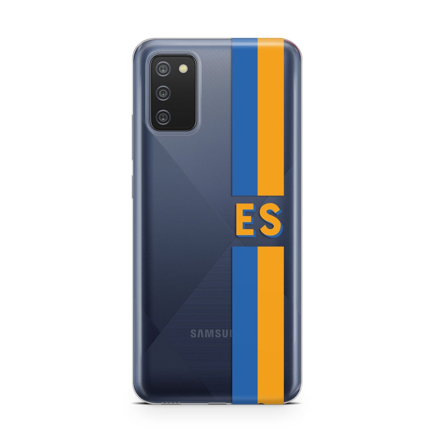 Personalised Striped Samsung A02s Case