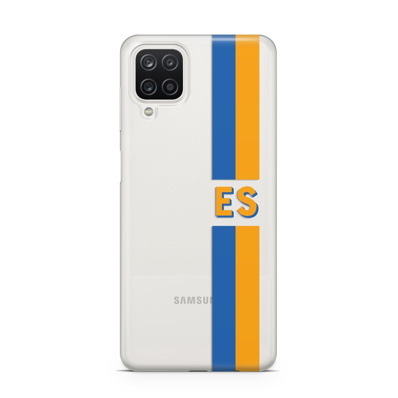 Personalised Striped Samsung A12 Case