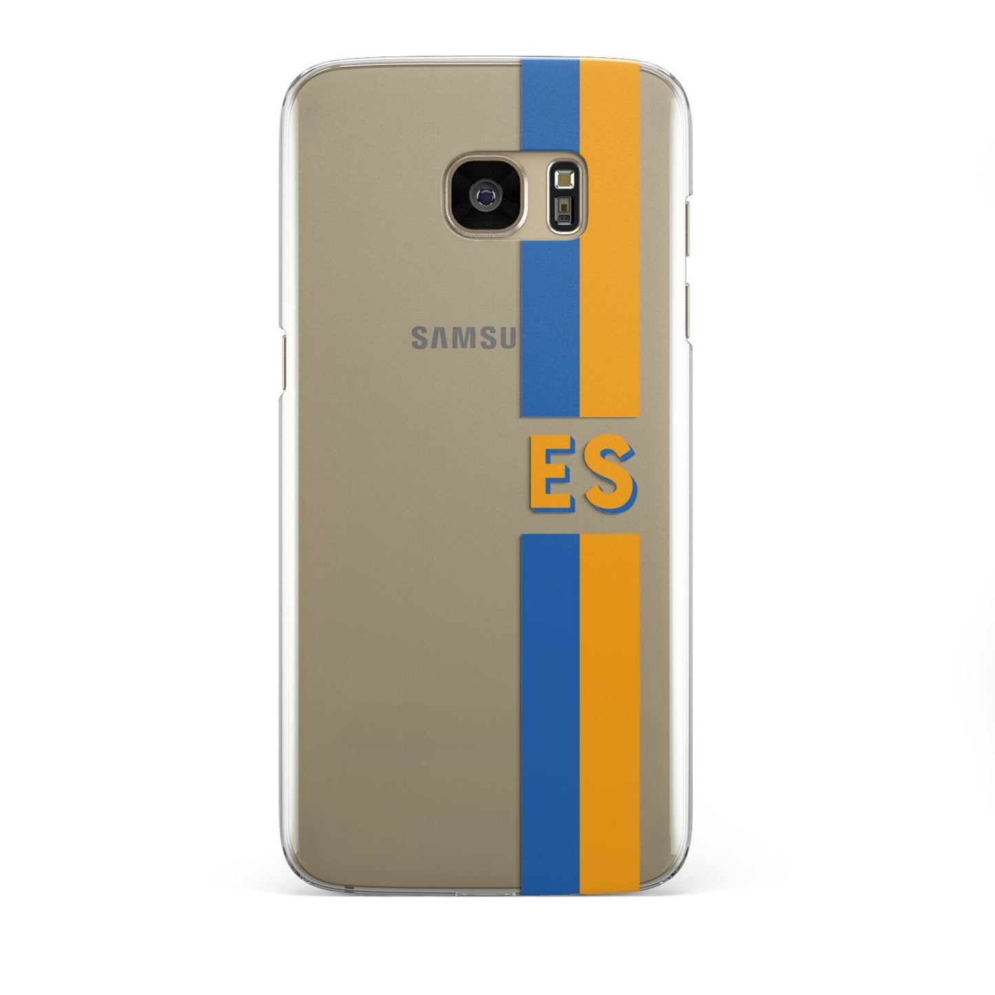 Personalised Striped Samsung Galaxy S7 Edge Case