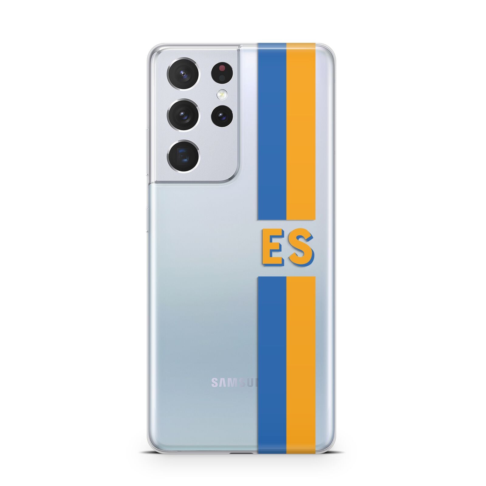 Personalised Striped Samsung S21 Ultra Case