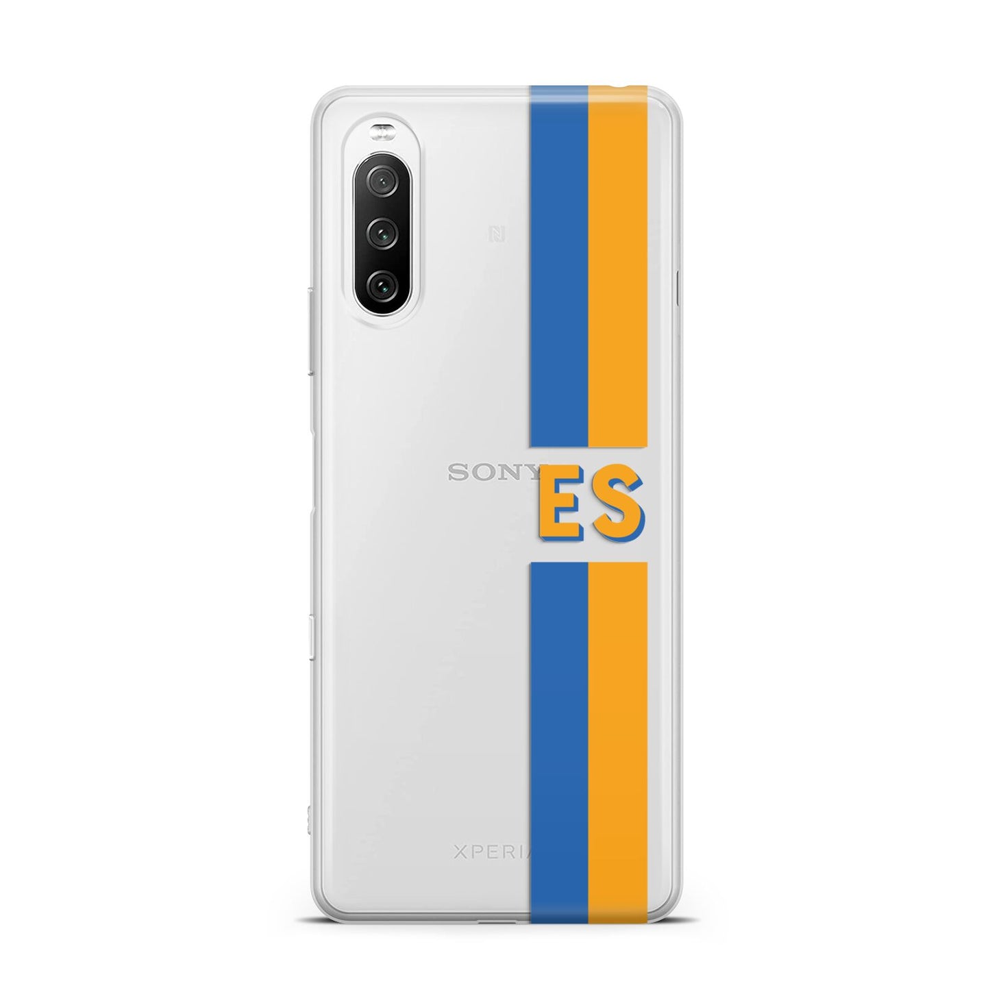 Personalised Striped Sony Xperia 10 III Case