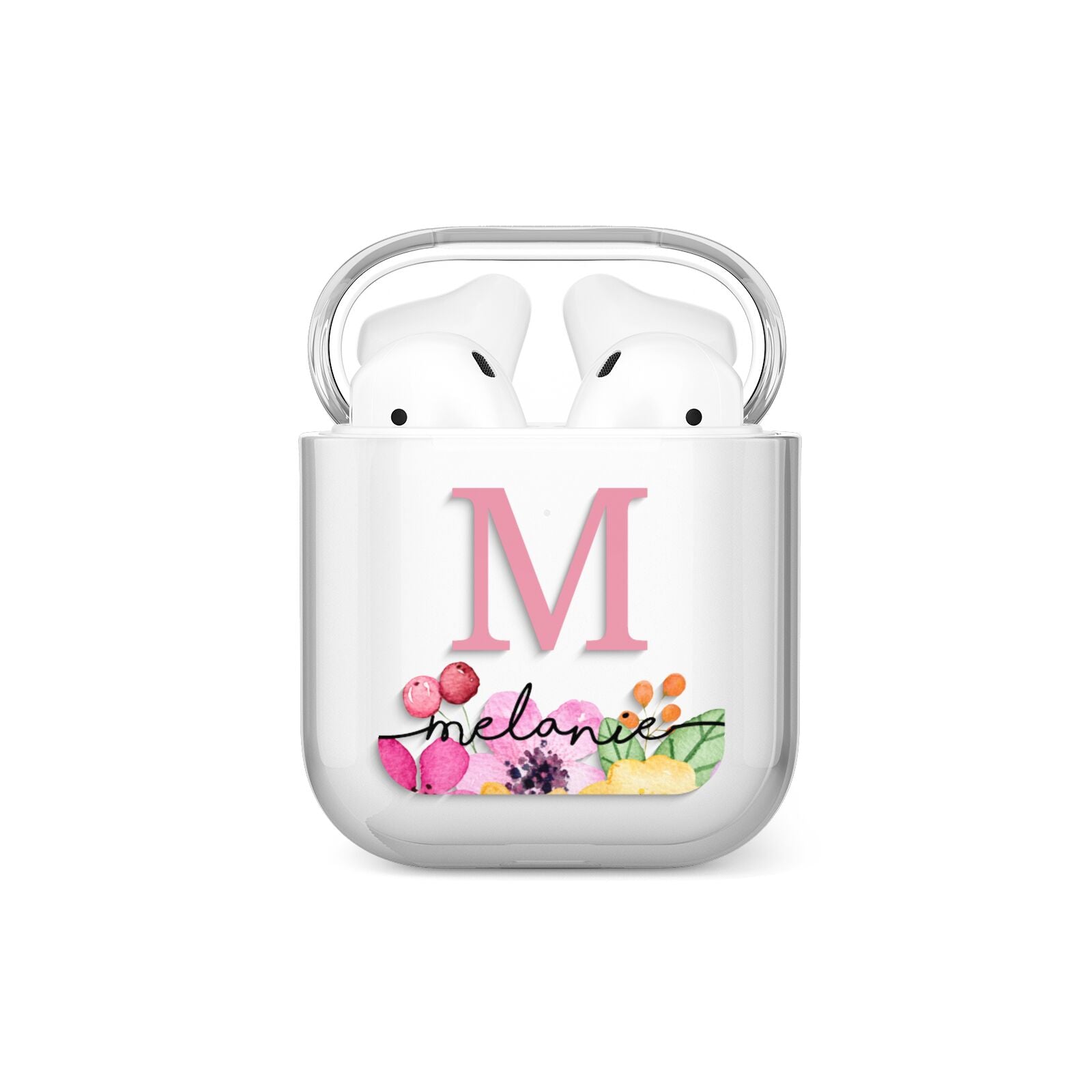 Personalised Summer Flowers AirPods Case