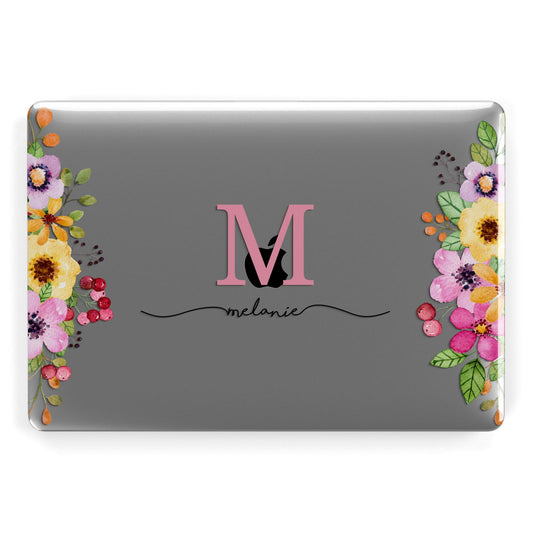 Personalised Summer Flowers Apple MacBook Case