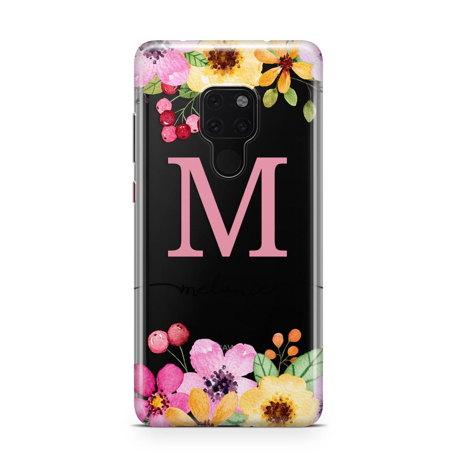 Personalised Summer Flowers Huawei Mate 20 Phone Case