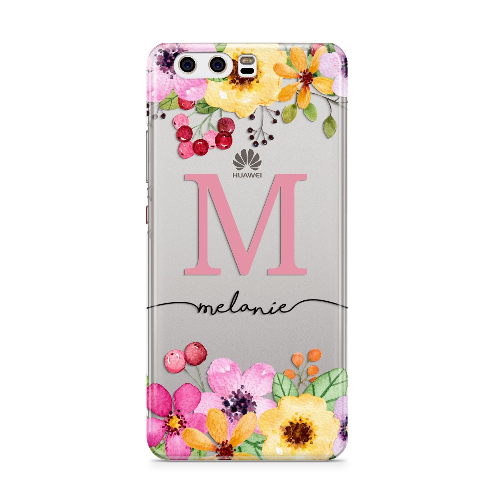 Personalised Summer Flowers Huawei P10 Phone Case