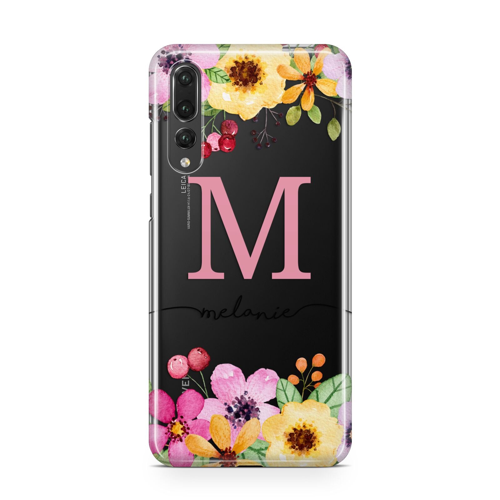 Personalised Summer Flowers Huawei P20 Pro Phone Case