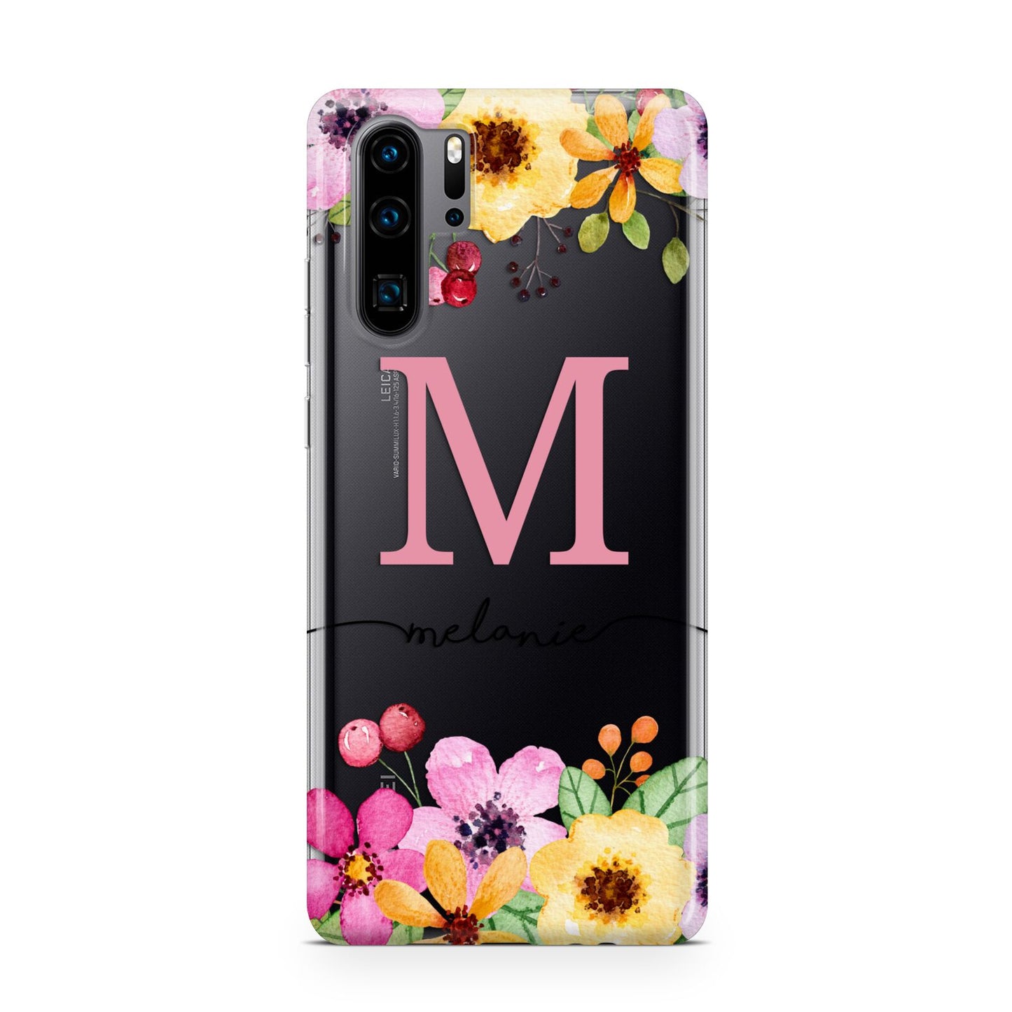 Personalised Summer Flowers Huawei P30 Pro Phone Case