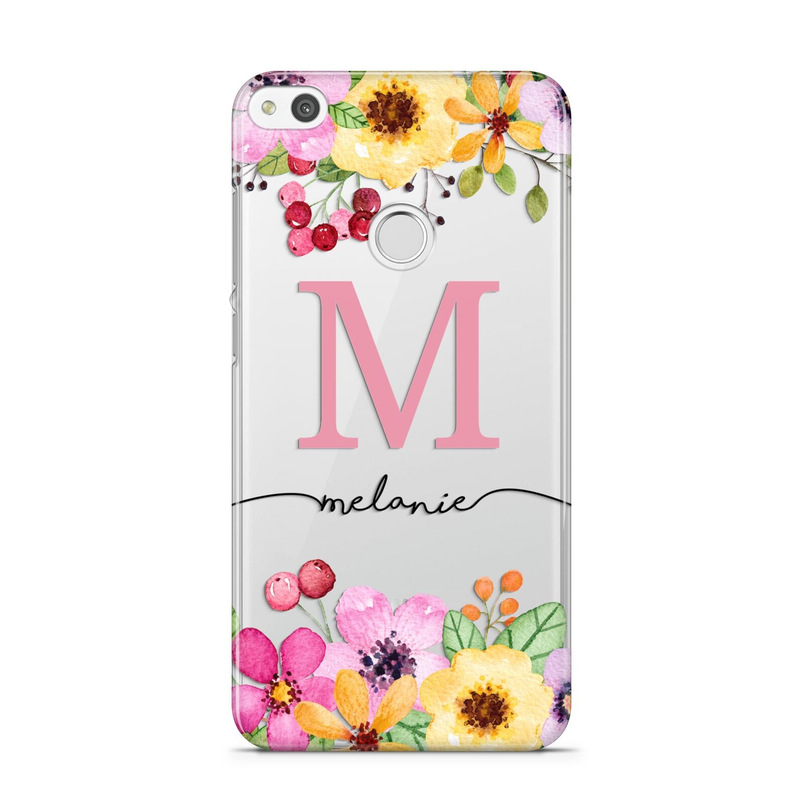 Personalised Summer Flowers Huawei P8 Lite Case