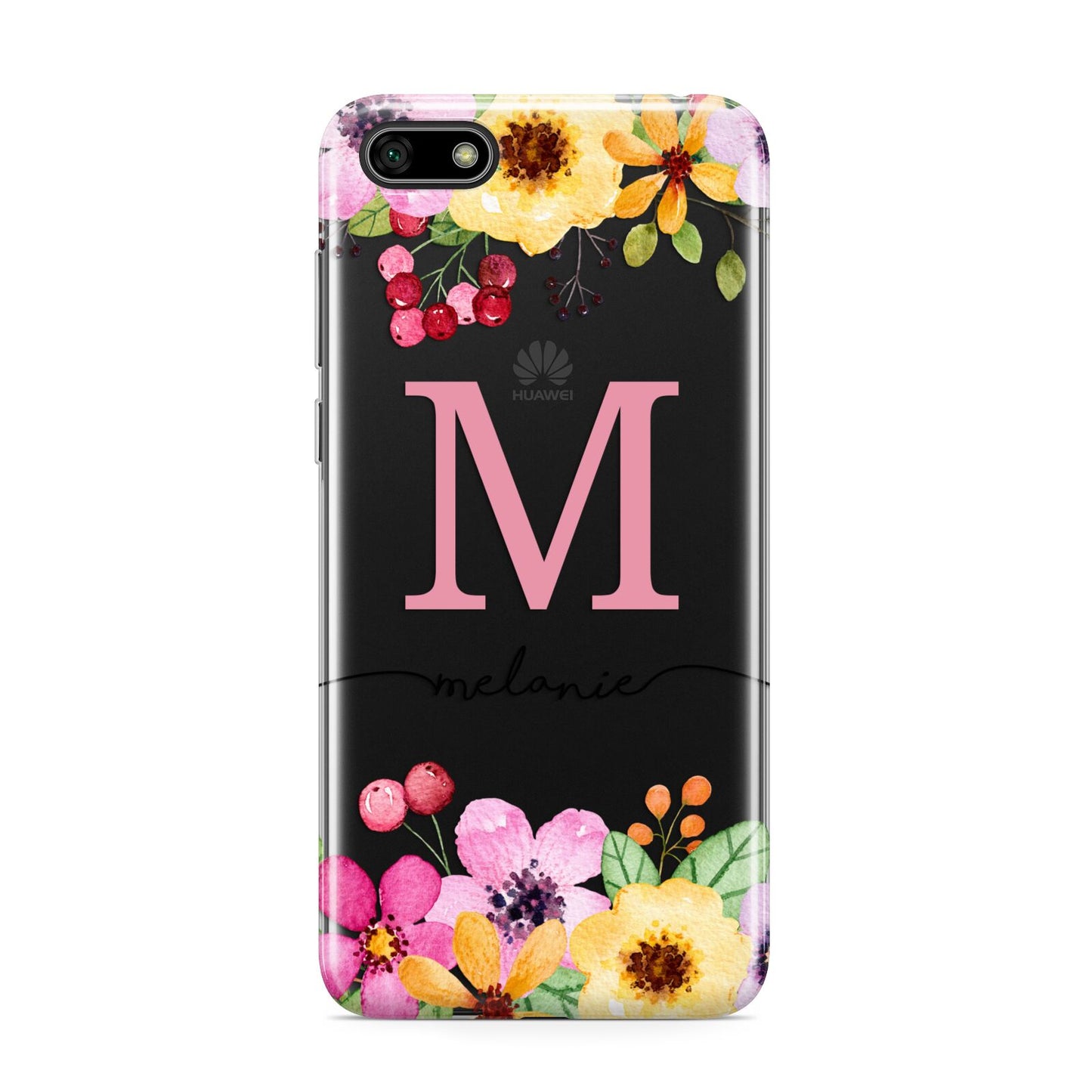 Personalised Summer Flowers Huawei Y5 Prime 2018 Phone Case